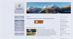 Desktop Screenshot of antoniushaus.ch